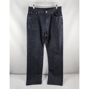 Enyce Sean Combs Jeans Mens 34x32 Black Vintage Hip Hop Y2K Dark Wash Denim